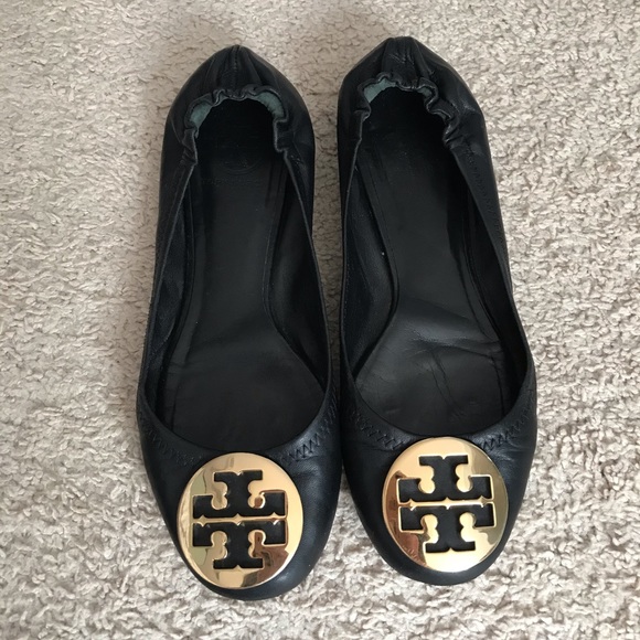 Tory Burch Reva Flats - Black 8.5 - Picture 2 of 10